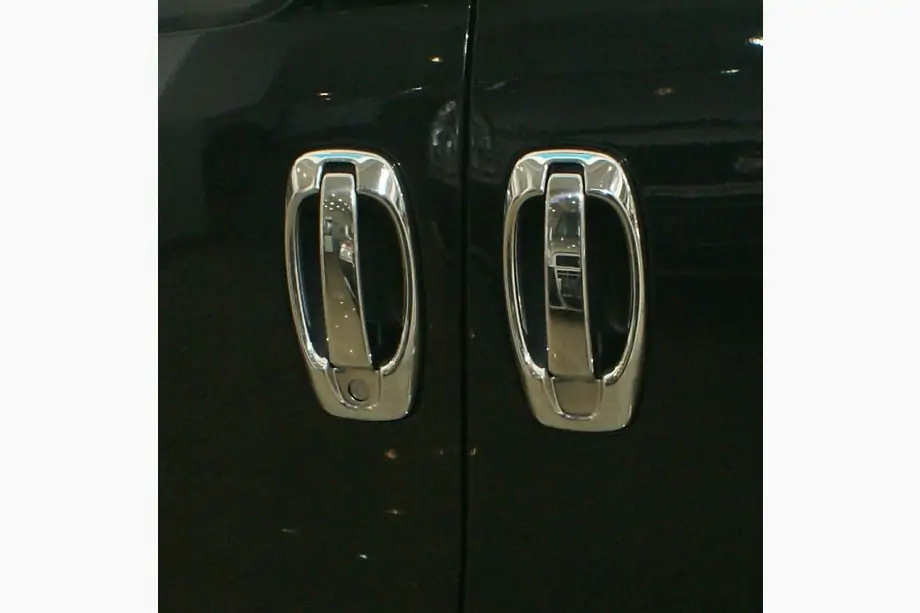 Fiat Fiorino/Qubo 2008-2024 рр. Хром на ручки і навколо (нерж, 8 деталей) Фото 3