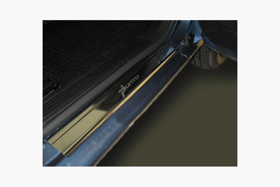 Накладки на пороги Натаніка Преміум (2 шт, нерж) Image