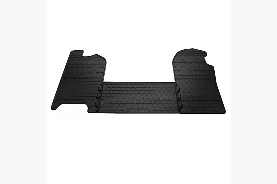 Iveco Daily 2006-2014 рр. Гумові килимки (3 шт, Stingray Premium) Image