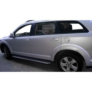 ОРИГІНАЛЬНІ !!! Бокові пороги (2 шт., Алюміній) Fiat Freemont 2011-2016 рр.