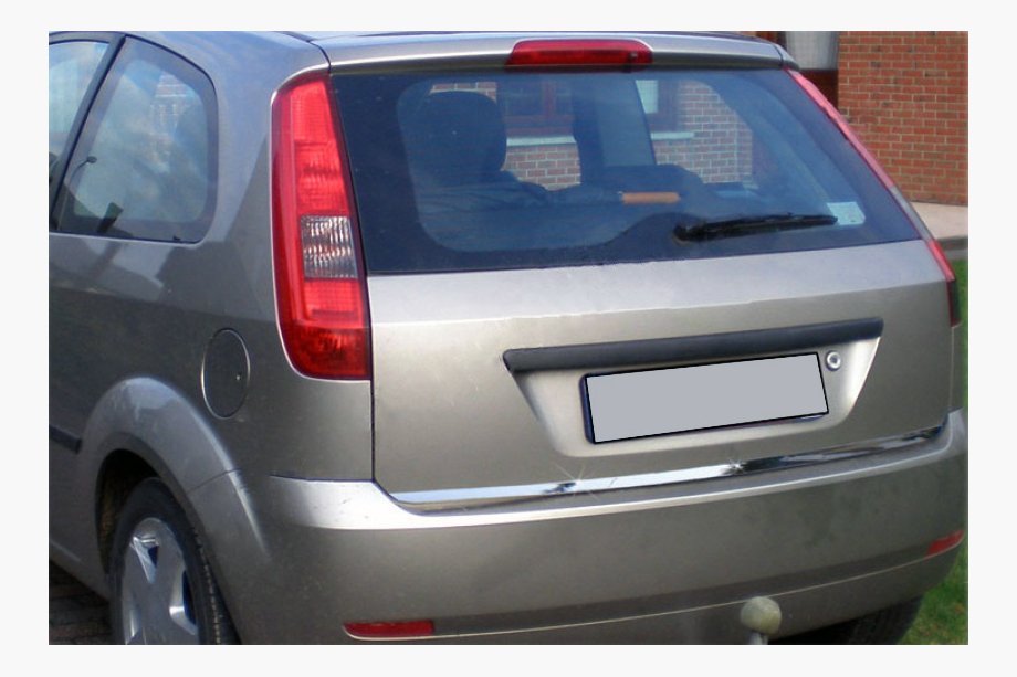 Ford Fiesta 2002-2008 рр. Кромка кришки багажника (нерж.) Image