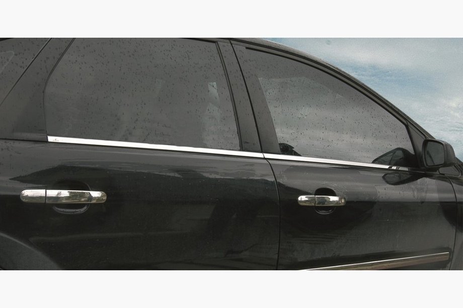 Ford C-Max 2004-2010 рр. Зовнішня окантовка вікон (4 шт., нерж.) Image