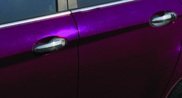 Ford Fiesta 2008-2017 рр. Накладки на ручки (4 шт., нерж.) фото 3