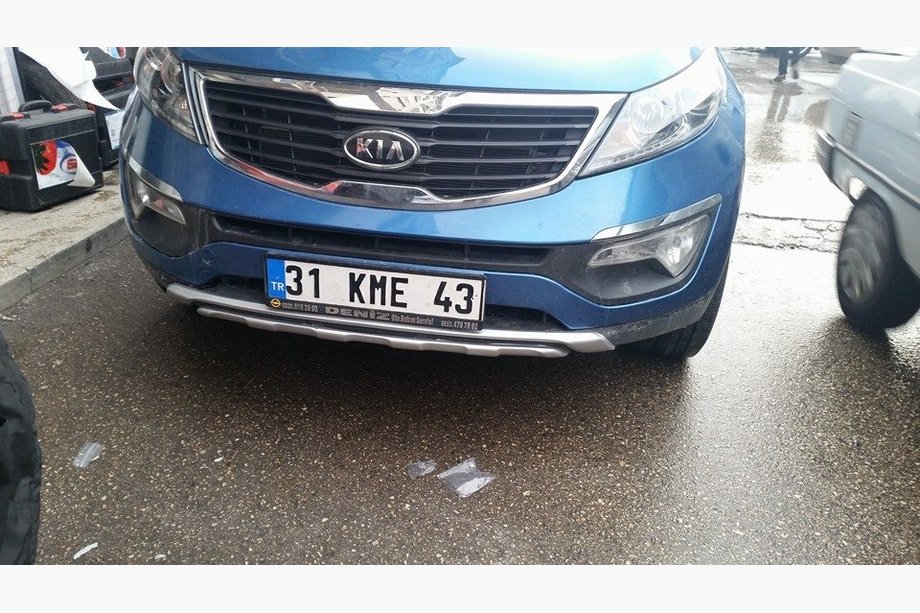 Kia Sportage 2010-2015 рр. Передня накладка Niken V1 (пластик) Фото 4