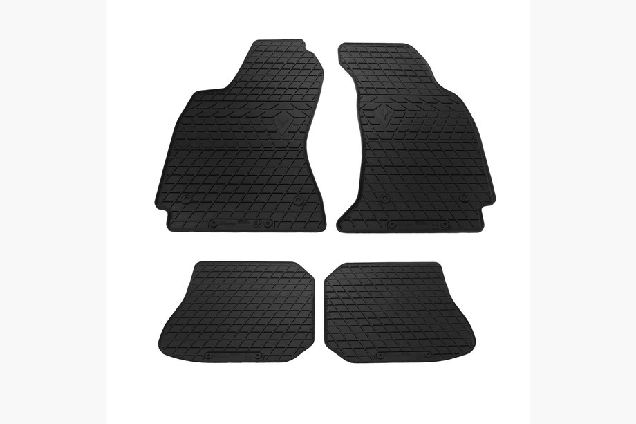 Audi A4 B5 1994-2001 рр. Гумові килимки з бортом (4 шт, Stingray) Image