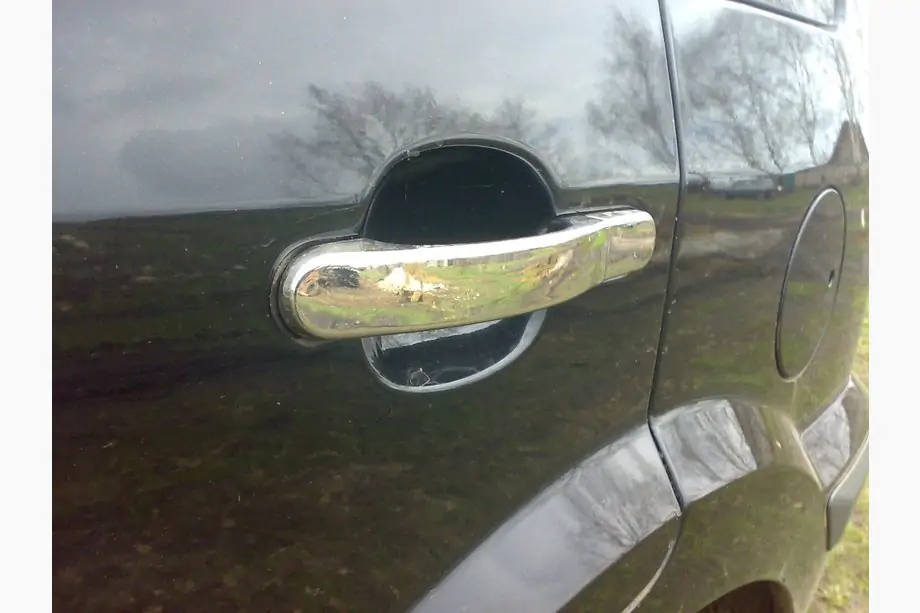 Ford Fusion 2002-2012 рр. Накладки на ручки (4 шт., нерж.) Фото 4