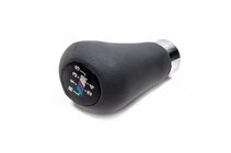 BMW 5 серія E34 1988-1995 рр. Ручка КПП ОЕМ (кожзам, чорна гладка) фото 1