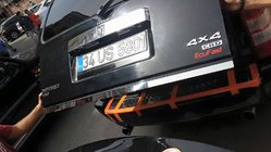 Dodge Nitro 2006-2011 рр. Кромка багажника (нерж.) фото 2