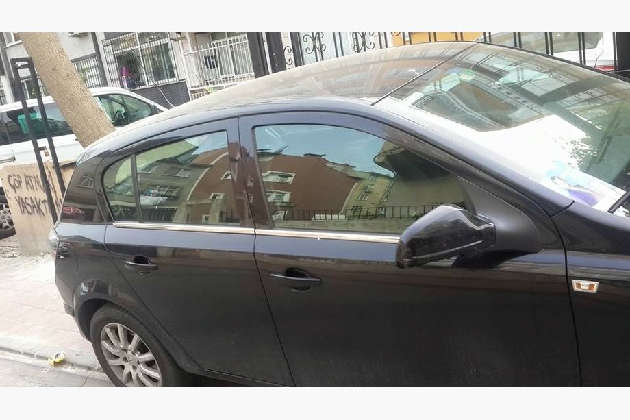 Opel Astra H 2004-2013 рр. Зовнішня окантовка стекол (нерж) Image
