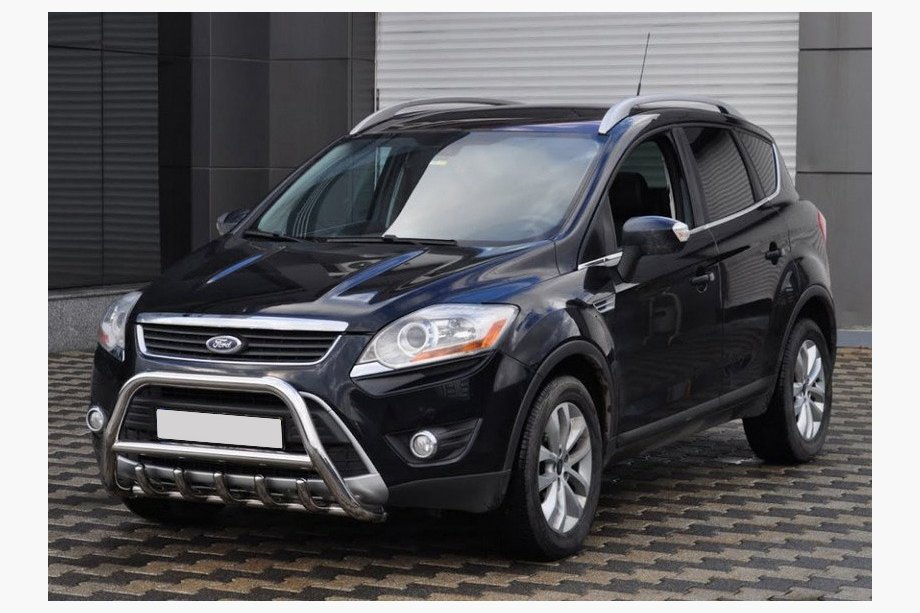 Ford Kuga 2008-2013 рр. Кенгурятник WT003 (нерж.) Image