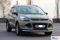 Ford Kuga/Escape 2013-2019 рр. Передній захист ST008 (нерж.) 51 мм фото 4