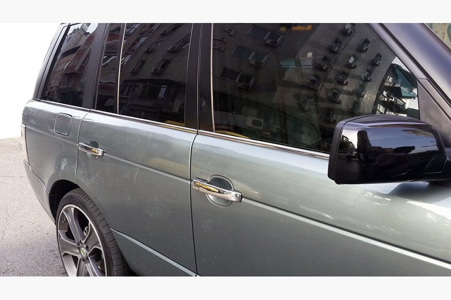 Range Rover Sport 2005-2013 рр. Окантовка вікон (6 шт, нерж.) Image