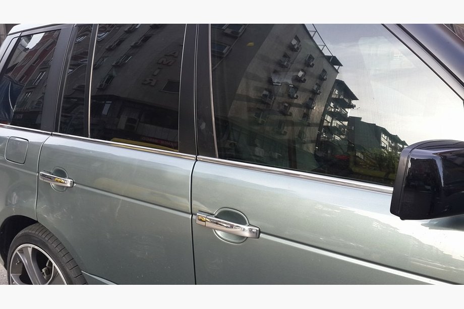 Range Rover Sport 2005-2013 рр. Окантовка вікон (6 шт, нерж.) Фото 2
