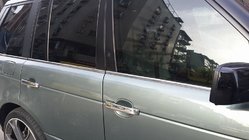 Range Rover Sport 2005-2013 рр. Окантовка вікон (6 шт, нерж.) фото 2