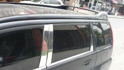 Honda HR-V 1998-2006 рр. Молдинг дверних стійок (нерж) фото 4