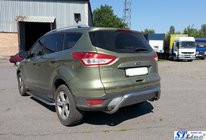 Ford Kuga 2008-2013 рр. Задня дуга AK007 (нерж) фото 2