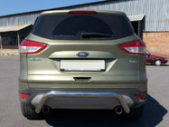 Ford Kuga 2008-2013 рр. Задня дуга AK007 (нерж) фото 1