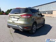 Ford Kuga 2008-2013 рр. Задня дуга AK007 (нерж) фото 3