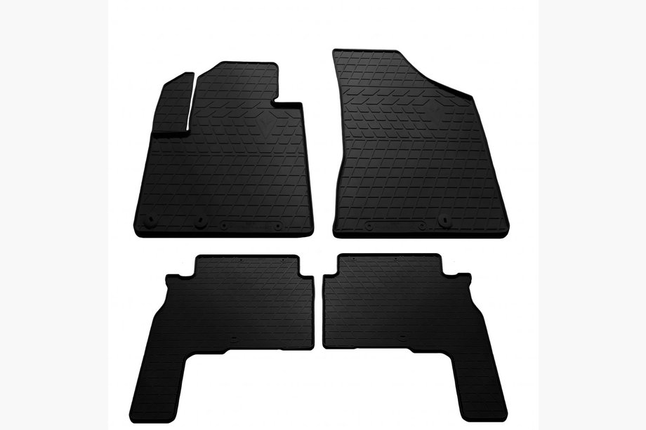 Hyundai Santa Fe 2 2006-2012 рр. Гумові килимки 2010-2012 (4 шт, Stingray Premium) Image