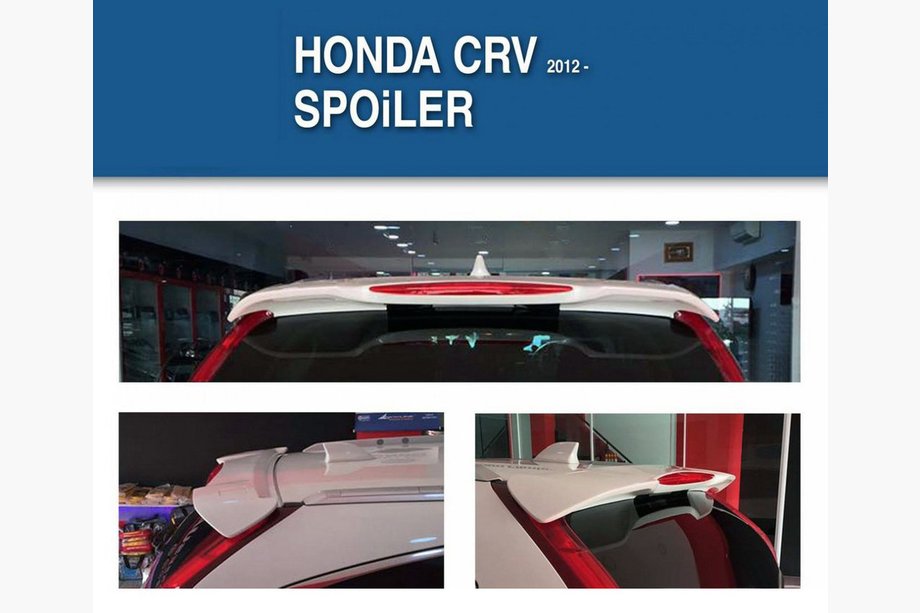 Honda CRV 2012-2016 рр. Спойлер Meliset (під фарбування) Image