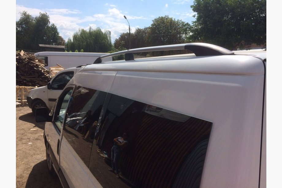 Peugeot Expert 1995-2007 рр. РОЗПРОДАЖ!!! Рейлінги Сірий мат (пласт. крепл.) Фото 2