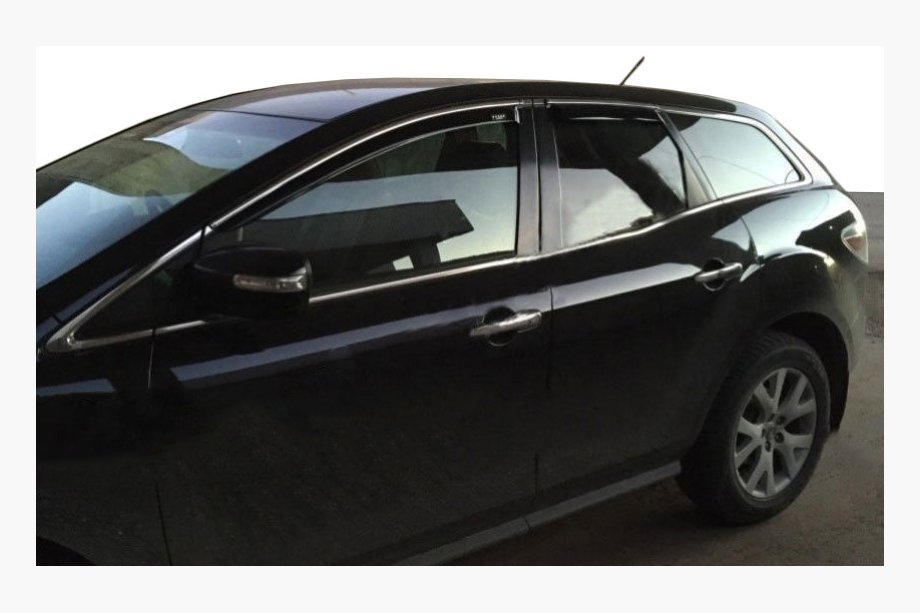 Mazda CX-7 2006-2012 рр. Вітровики (4 шт, Cobra) Image