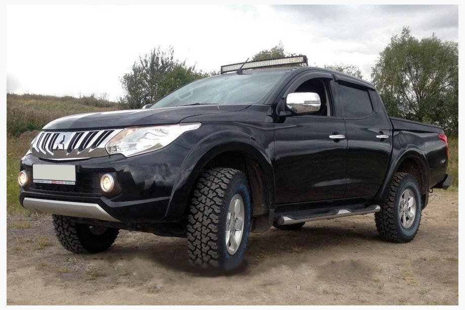 Fiat Fullback 2016- рр. Вітровики (4 шт, HIC) Image