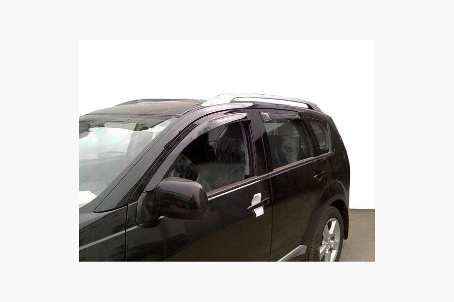Mitsubishi Outlander 2006-2012 рр. Вітровики (4 шт, HIC) Image