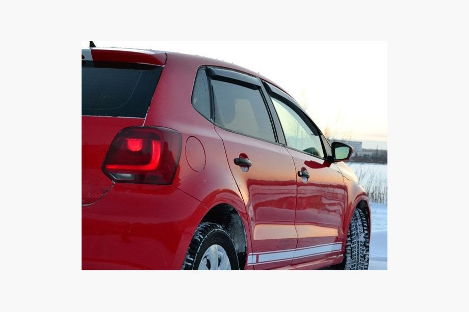 Volkswagen Polo 2010-2017 рр. Вітровики HB (4 шт, Niken) Фото 1