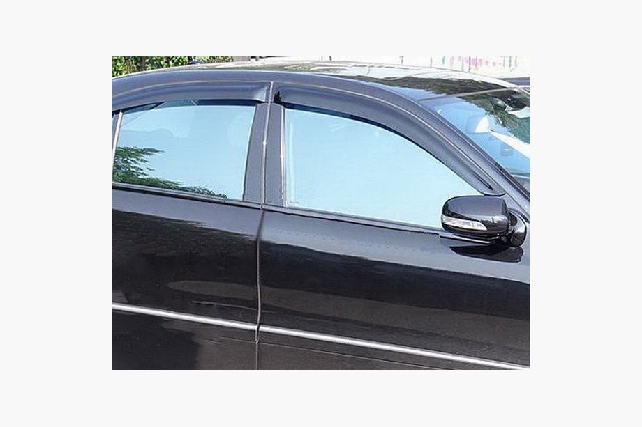 Mercedes E-class W211 2002-2009 рр. Вітровики SD (4 шт, Cobra) Image