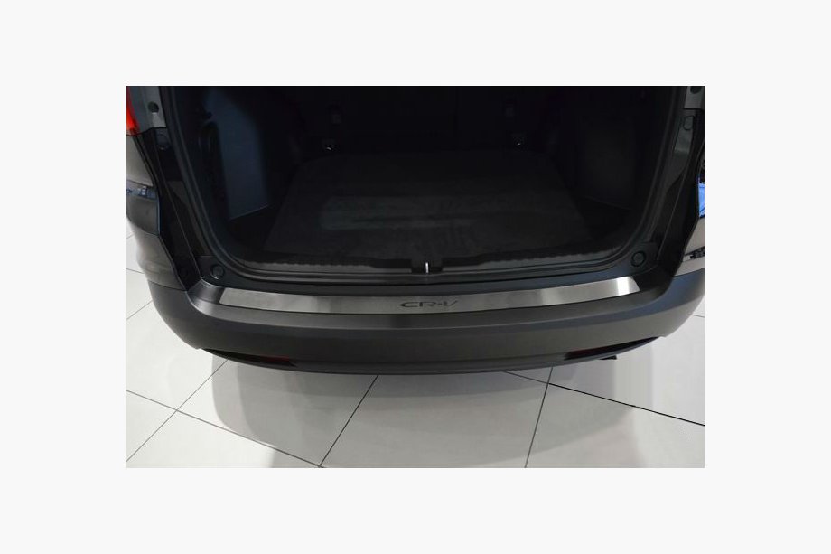 Honda CRV 2012-2016 рр. Накладка на задній бампер Натаніка (нерж.) Фото 1