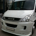 Iveco Daily 2006-2014 рр. Накладка на передній бампер (під фарбування) фото 1