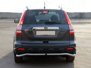 Honda CRV 2007-2011 рр. Задня дуга AK008 (нерж.) фото 1