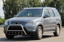 Honda CRV 2001-2006 рр. Кенгурятник WT003 (нерж.) фото 2