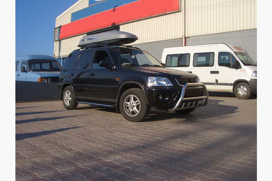 Honda CRV 2001-2006 рр. Кенгурятник WT003 (нерж.) Фото 3