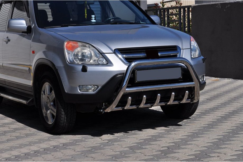 Honda CRV 2001-2006 рр. Кенгурятник WT003 (нерж.) Фото 4