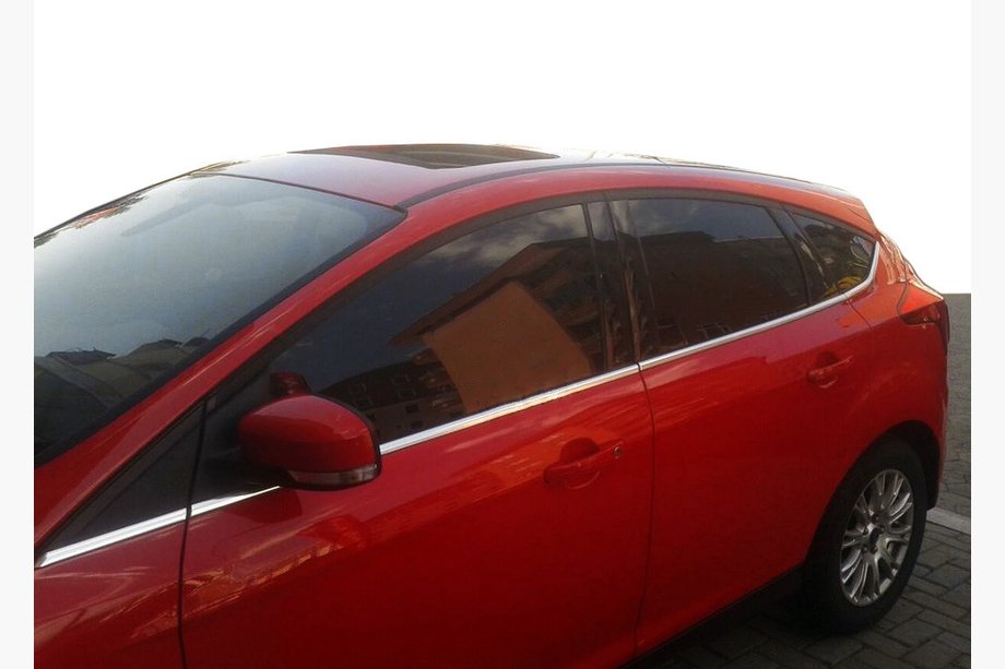 Ford Focus III 2011-2017 рр. Нижня окантовка вікон (8 шт, нерж) Фото 6