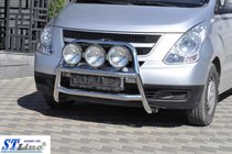 Hyundai H300, H1, Starex 2008-2020 рр. Кенгурятник WT018 (нерж.) фото 3