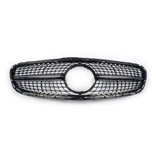 Передня решітка Diamond Black (для Avantgarde і AMG-Line, 2013-2016) фото 2