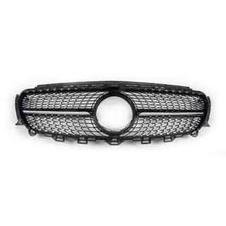 Передня решітка Diamond Black (для Avantgarde/AMG-Line/E43 AMG/E53 AMG 2016-2020) фото 2