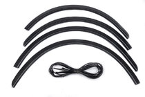 Накладки на арки (4 шт, чорні) фото 1