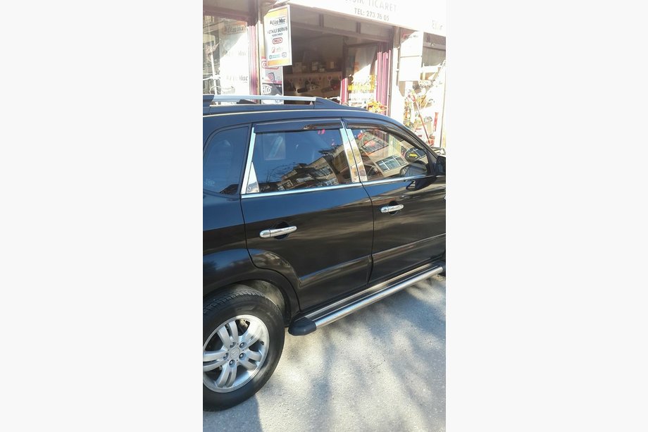 Hyundai Tucson JM 2004- рр. Вітровики (4 шт, Perflex Sport) Фото 4