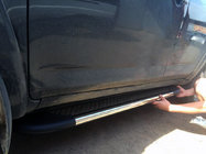 Toyota Rav 4 2006-2013 рр. Бокові пороги Maydos V1 old (2 шт., Алюміній ↗ нерж) фото 1