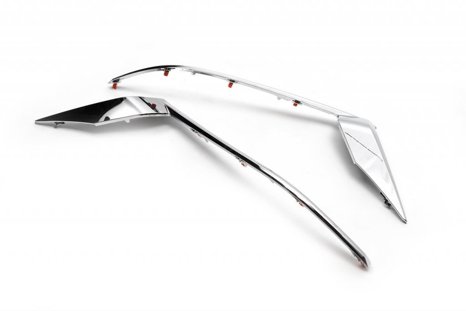 Toyota Land Cruiser Prado 150 2009-2023 рр. Вії на фари (2 шт., для LED) Image