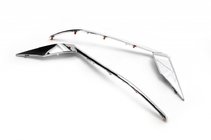 Toyota Land Cruiser Prado 150 2009-2023 рр. Вії на фари (2 шт., для LED) фото 1