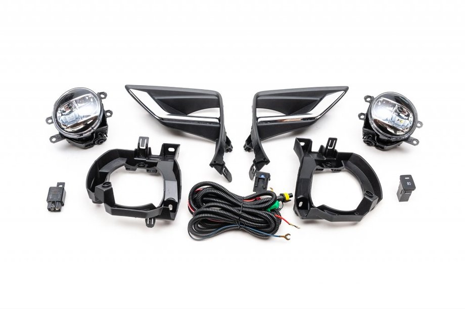 Toyota Land Cruiser Prado 150 2009-2023 рр. Протитуманки LED з кронтшейнами (2 шт., 2017+) Image