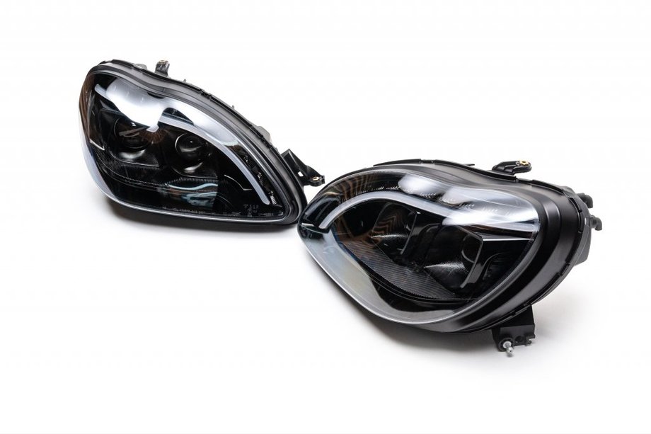 Mercedes S-class W220 1998-2005 рр. Передні фари з LED-габаритами (2 шт) Image
