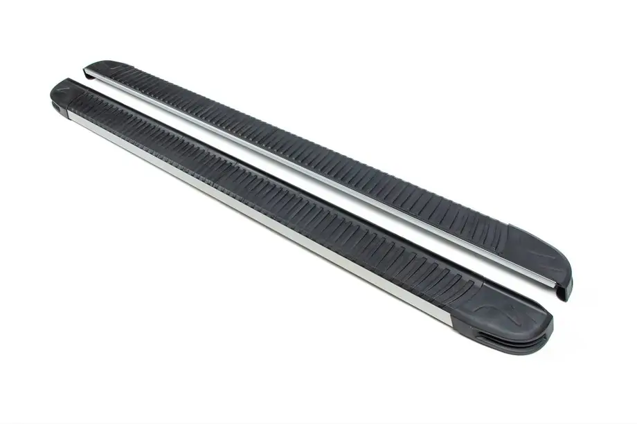 Mercedes GL class X164 2006-2012 рр. Бокові пороги Maya V1 (2 шт., алюміній) Image