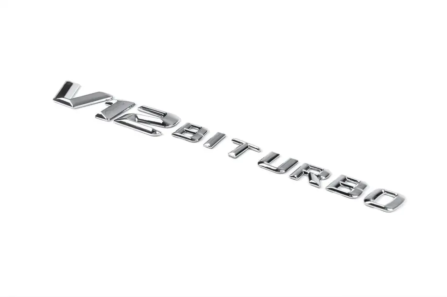 Mercedes Vito/V-class W447 2014- рр. Напис V12 Biturbo (хром) Фото 1