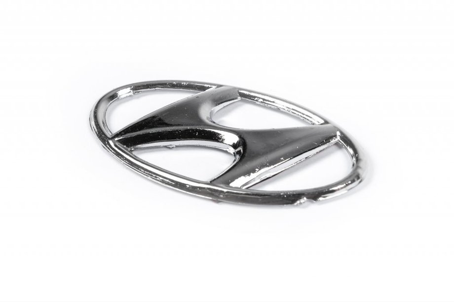 Hyundai Getz 2002- рр. Емблема 86341 22300 (самоклейка, 80 мм на 40 мм) Image